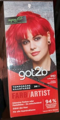 got2b Haartönung Farb/Artist 092 Lollipop Rot *NEU*