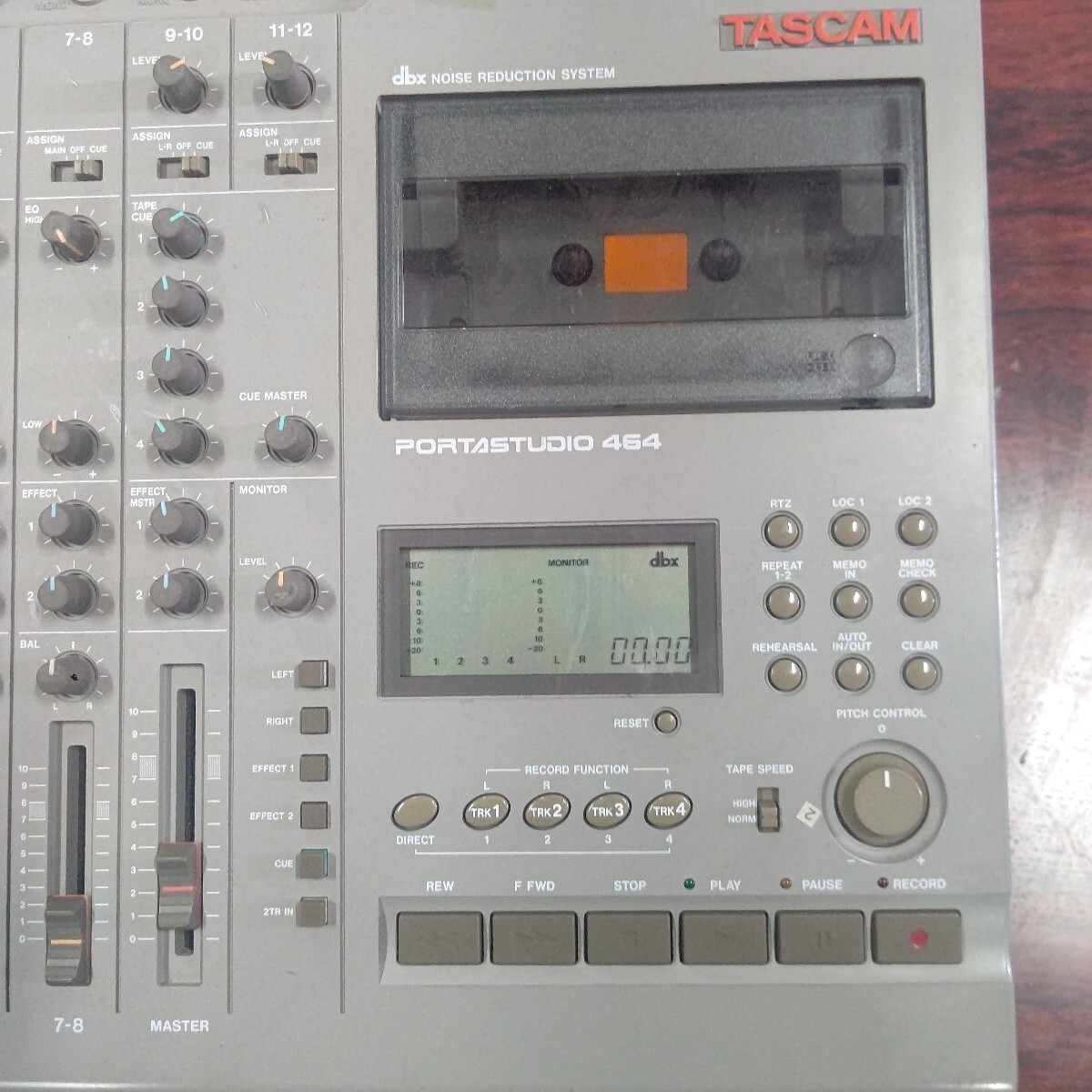TASCAM Portastudio 464 4-track Cassette Recorder 12 Channel