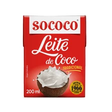 Leite de Coco Sococo 200ml (6.7oz) | Authentic Brazilian Coconut Milk
