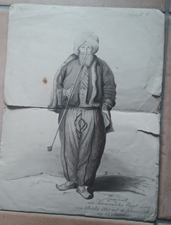 Hand Drawing Military School Flags Cadet Constantin Bayl 1862 Munich