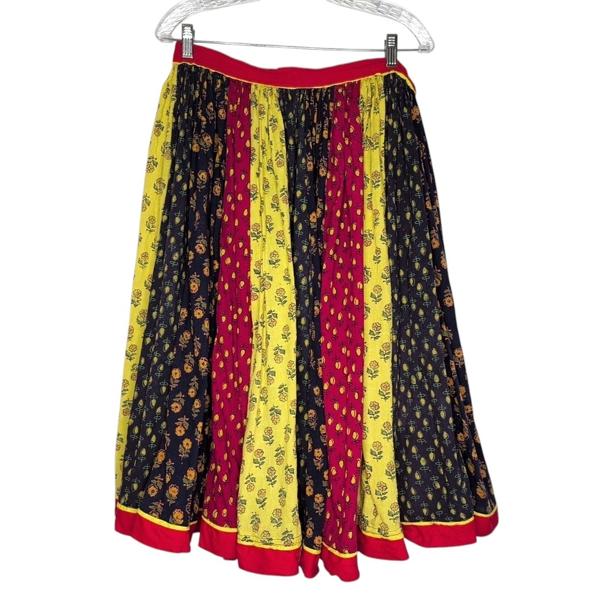 Kendra's Fantasies Multicolor Patchwork Cotton Mi… - image 1