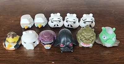 Angry Birds Star Wars Telepods & Jenga Pieces Lot of 11