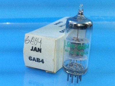 GE JAN 6AB4 EC92 VACUUM TUBE VINTAGE WARM SWEET TONE 1/2 OF 12AT7 SINGLE