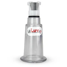 LeLuv Vacuum Cylinder Durable Polycarbonate 0.5" to 1.0" Sizes with Fitting