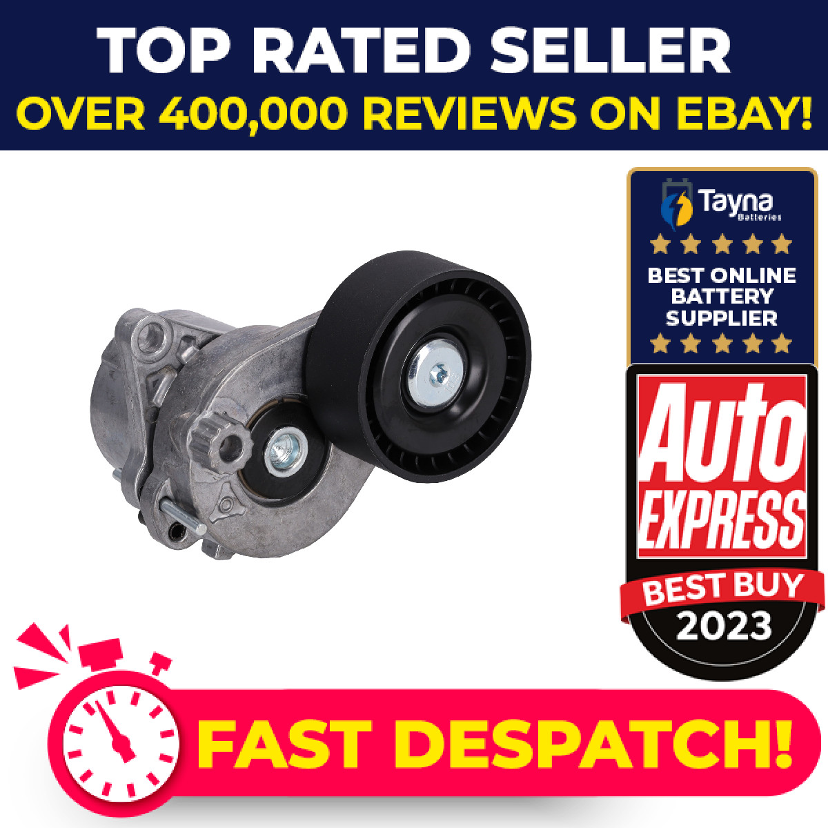 Aux Belt Tensioner 38469 Febi Drive V-Ribbed A6512000470 A6512001870 6512000470