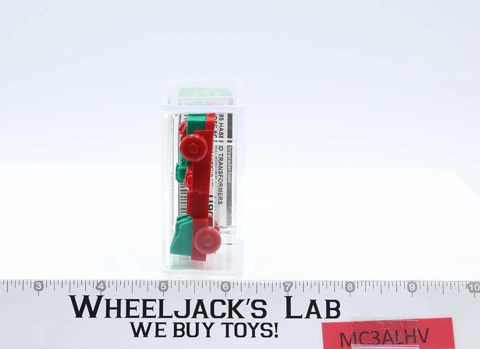 Figura Hasbro Happy Meal Gears rojo/verde grado AFA U90 Transformers 1985 Foto 3 de 4