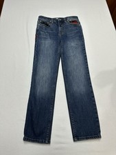 Free People Jeans Womens 25 Rose Embroider Floral Straight Leg Hippie