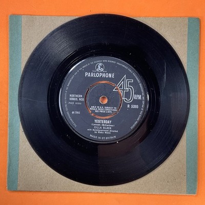 Cilla Black, Love's Just a Broken Heart/Yesterday 7'' Vinyl Single Record