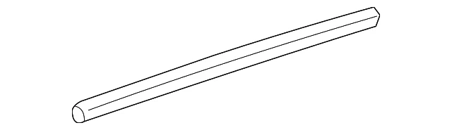 Genuine GM Roof Panel Joint Finish Molding 22743310 - Image 3 of 4