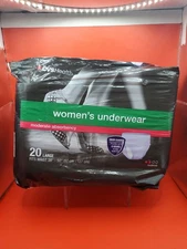 CVS Health Women's Underwear Moderate Absorbency 20ct Large Waist 38" To 50"