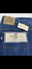 Vintage Levis Straight Leg Husky Fit 34 Jeans 28.5 Inseam New Old Stock