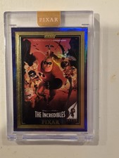 2025 Topps Pixar Gold THE INCREDIBLES WALL ART PURPLE Parallel #14/15 RARE🔥!!! 