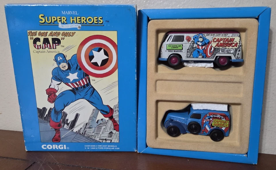 Corgi 81580 Marvel Super Heroes Ltd Etd Captain America Boxed - Image 2 of 4