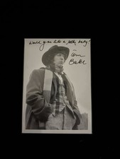Tom Baker Signed Autograph Postcard 