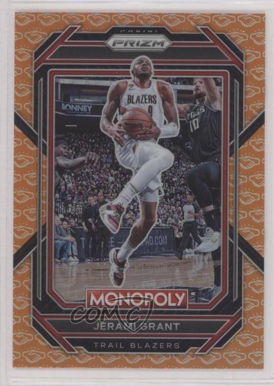 2022-23 Panini Prizm Monopoly Handshake Deal Prizm Jerami Grant #75 2x9