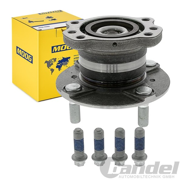 Moog Radlager Satz Hinten Passend FüR Ford B-MAX Ecosport Tourneo Transit-image
