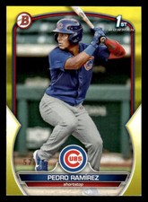 Pedro Ramirez 2023 Bowman #BP-2 Prospects Yellow 57/75