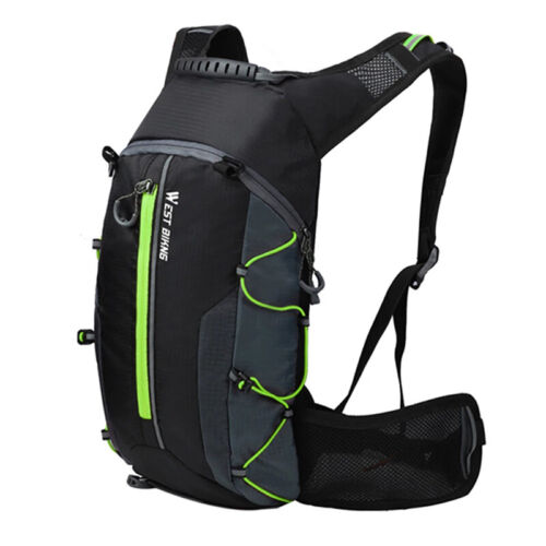 Leichter Fahrrad-Rucksack Bauchgurt Biker Daypack Freizeit-Rucksack gepolstert - Bild 23 von 24