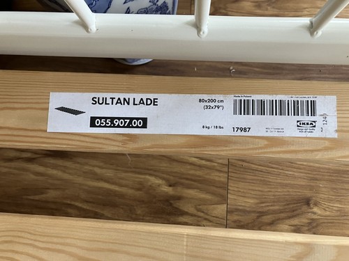 IKEA Minnen Bett Metallbett mitwachsend ausziehbar bis 200*80 Liegefläche - Bild 3 von 4