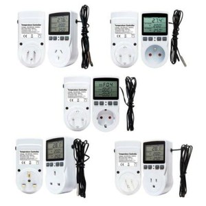 Electronic Thermostat Digital Breeding Temperature Controller Socket US EU Plug