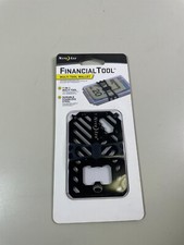 Nite Ize Financial Tool 7 in 1 Multi Tool Durable Stainless Steel Tool New