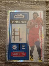 2021 Panini Contenders NBA Joel Embiid Opening Night Ticket FOTL /25