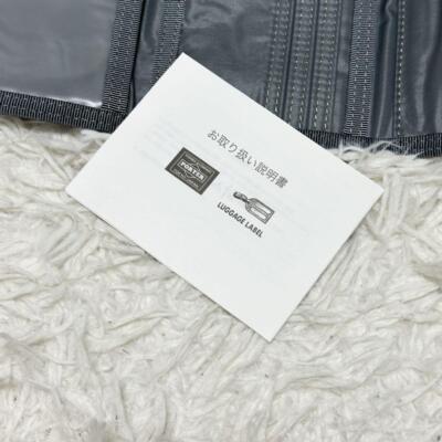 Yoshida PORTER Capsule Tri fold wallet Gray 555-06439 NEW Made In