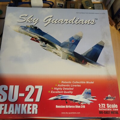 Sky Guardian SU-27 Flanker Russian Airforce Blue 319 WTW-72