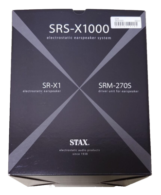 STAX SRS-X1000 SR-X1 SRM-270S Electrostatic Headphone System Japan