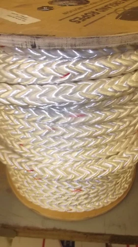 3/4" x 600' 12-Strand Braided Polyester Rope, Wire Pulling Line, Bull Rope