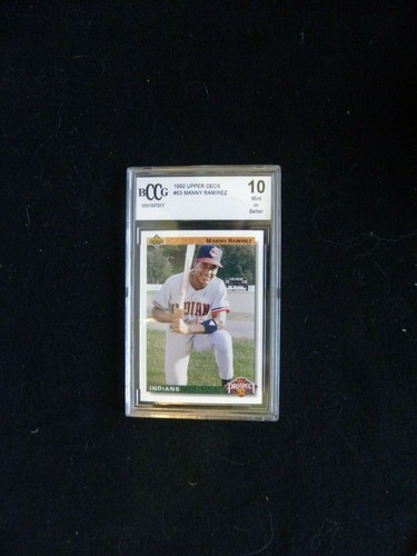 1992 MANNY RAMIREZ UPPER DECK CARD 63 BCCG10 MINT EBay
