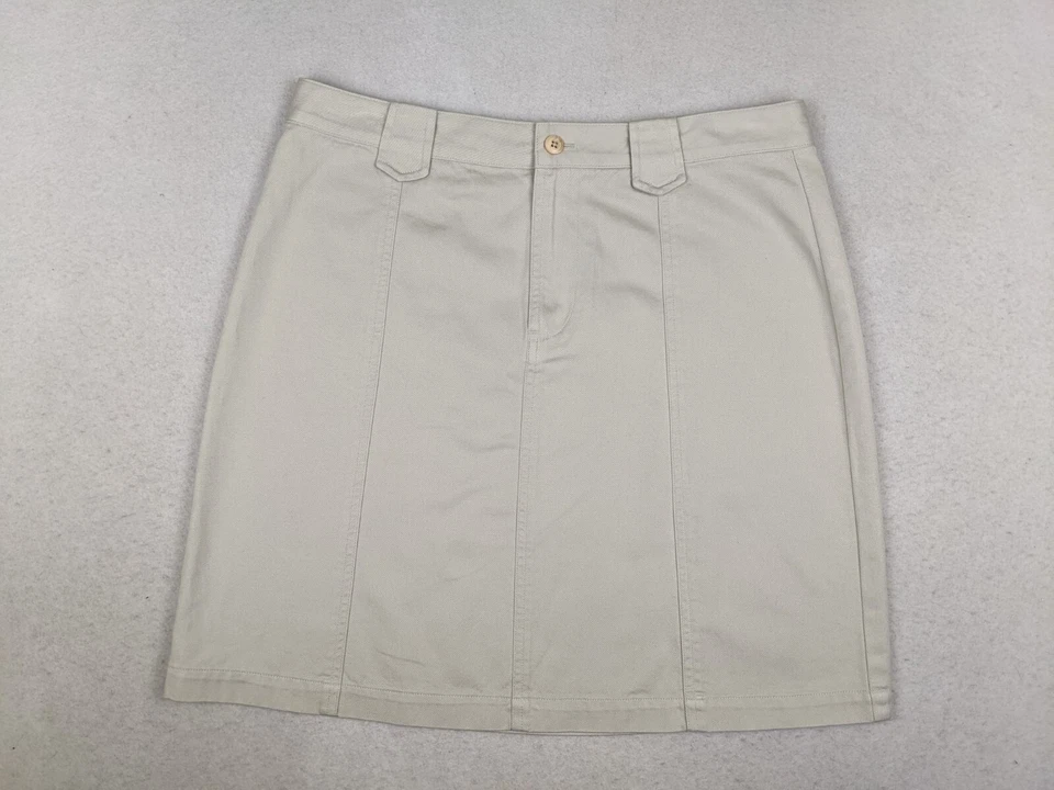 Geoffrey Beene Women's Skirt Khaki A-line Pencil Skirt Size 8 - Image 2 of 4
