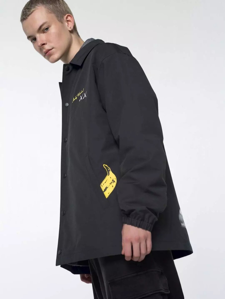 Uniqlo x KAWS x WARHOL Coach Jacket Black Size XS-4XL | eBay Uniqlo x KAWS x WARHOL Coach Jacket Black Size XS-4XL | eBay