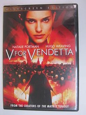 V For Vendetta DVD, 2006, Widescreen - Natalie Portman, Stephen Rea, Hugo Weavi