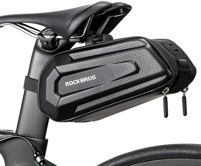 ROCKBROS Cycling Rear Bag Waterproof Bike Bag Bicycle Hard Shell Saddle Seat Bag