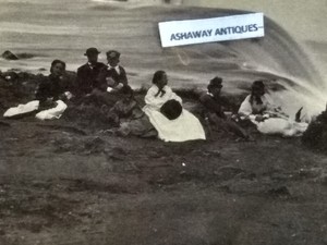 1860s SV Family TOURISTS w CIVIL WAR Era Clothes NIAGARA FALLS NY E & HT Anthony