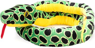 Wild Republic Big Head Anaconda 70'' Snake Childrens Plush Cuddly Soft Toy Animal
