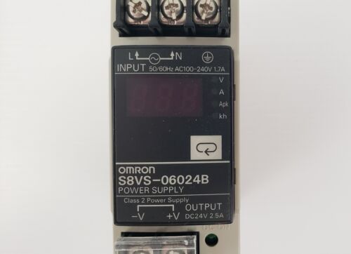 Omron S8VS-06024B Switching Power Supply 2.5A 60W 24VDC DIN Rail Mount - Picture 4 of 11