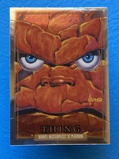 Thing 2024 Skybox Marvel Masterpieces '92 Platinum #91