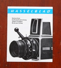 HASSELBLAD QUICK-FOCUSING HANDLES 1 2 INSTRUCTIONS FOLD-OUT, 1979/213512