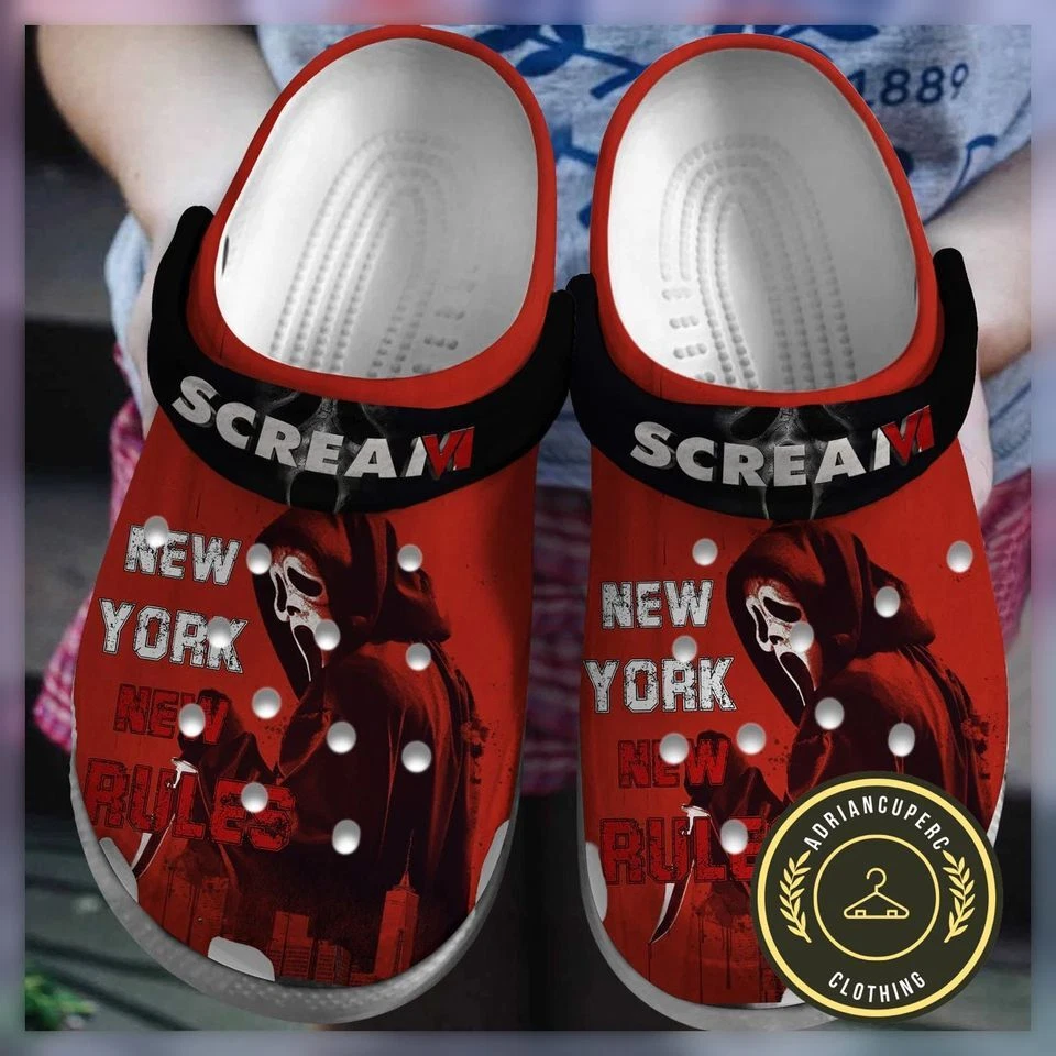 Ghostface Shoes, Ghostface Shoes, Scream Disney Clogs