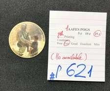 AAFES POGS, 8th Series/Printing, 1 POG, 25¢, #P621, FAIR