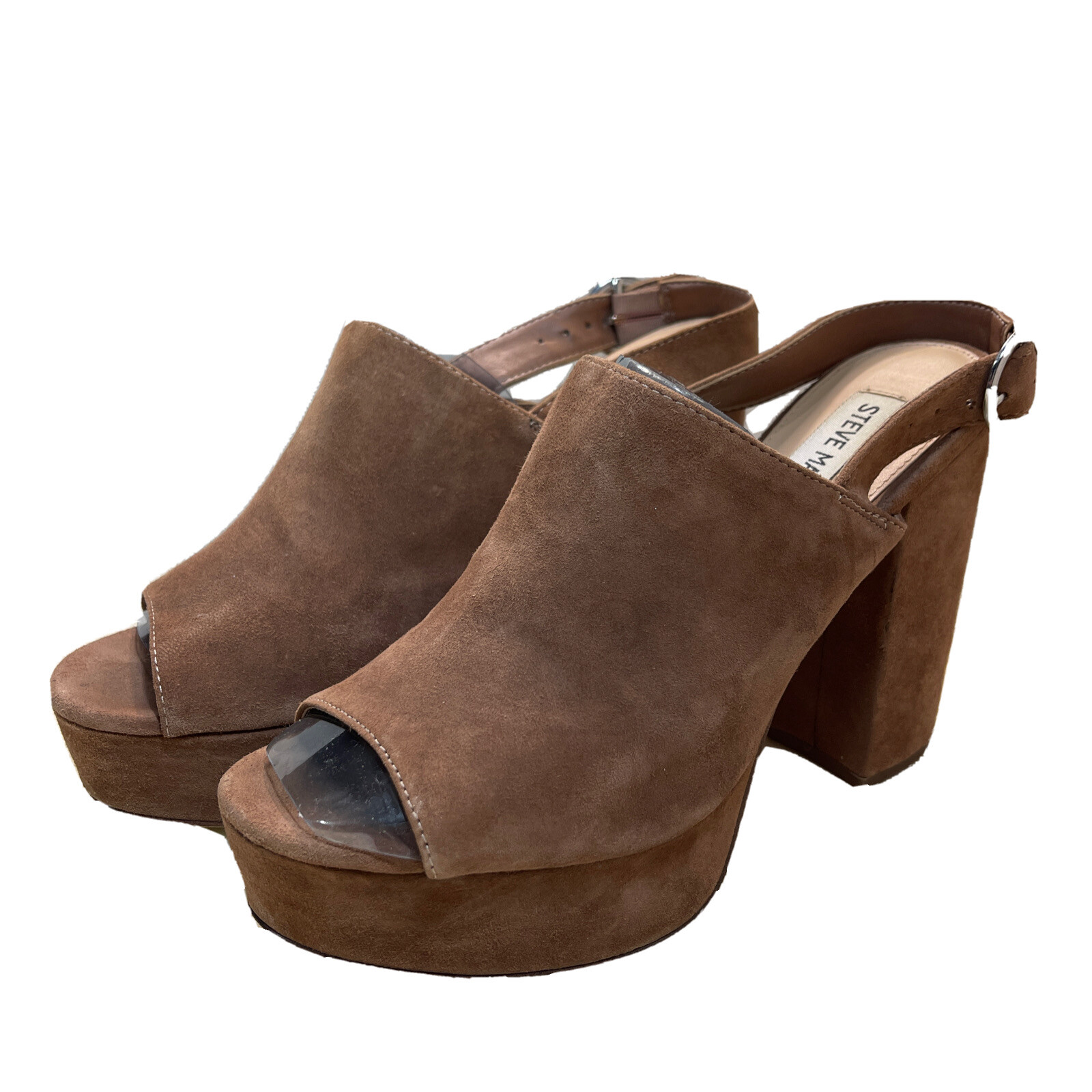 Steve Madden Carter Slingback Sandal Platform Shoe Br… Gem