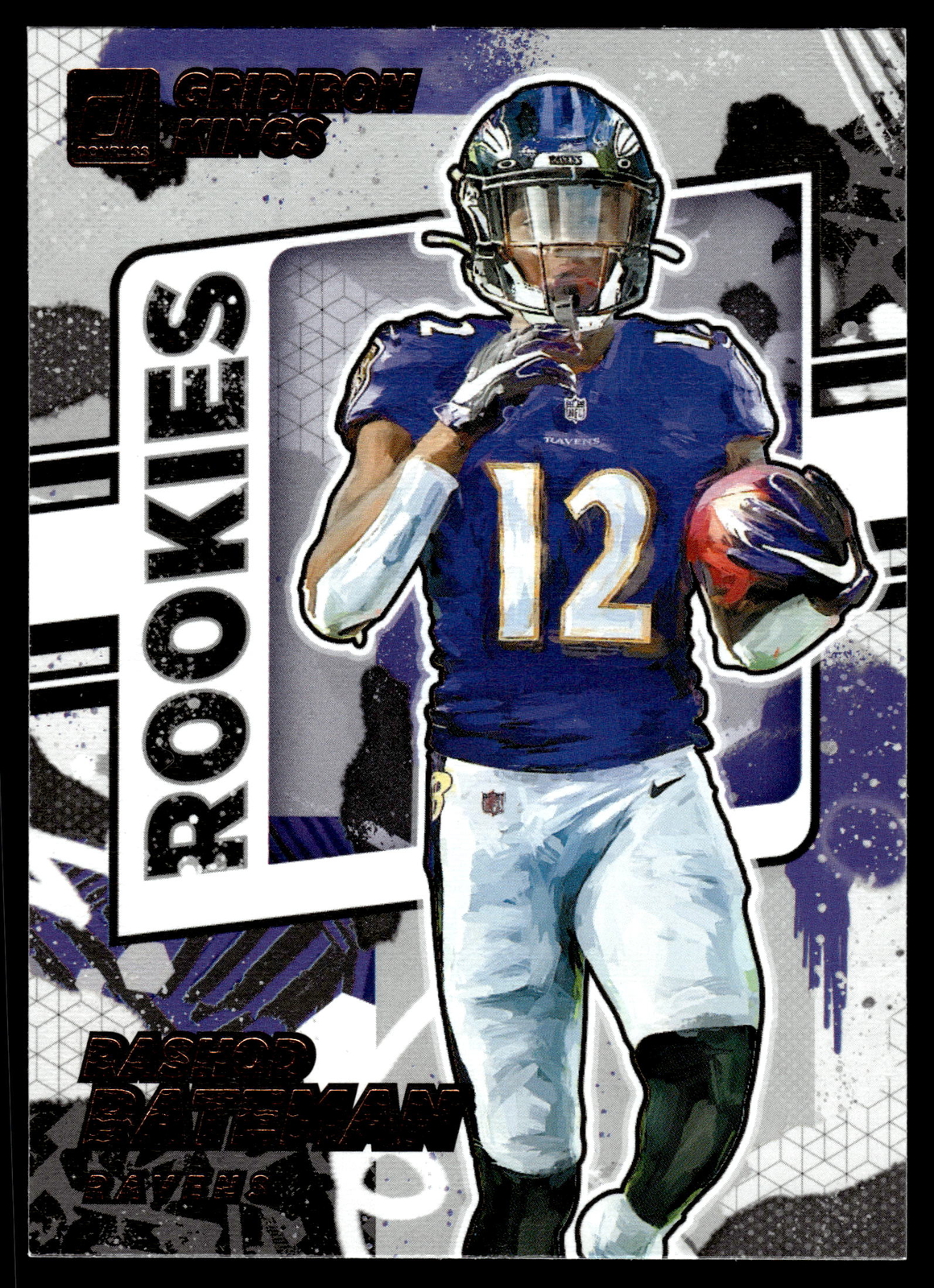 Rashod Bateman 2021 Donruss Rookie Gridiron Kings Card  #RGK-RBA