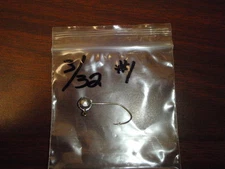 50 3/32oz Ball Head Jigs Bronze Sickle Hooks #6  #4  #2  #1 U Choose