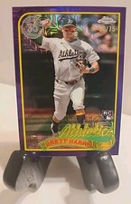 2024 Topps Update BRETT HARRIS (RC) PURPLE Parallel /75 Mojo #T89CU-31 A's