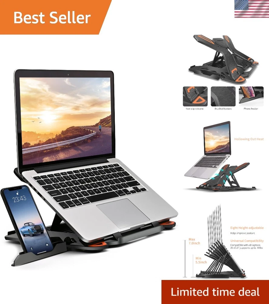Laptop Stand Adjustable Laptop Computer Stand Multi-Angle Stand Phone Stand P...