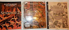 Spanish 2  3 Educational Activities Teachers Manual Lot 3 Books Learning