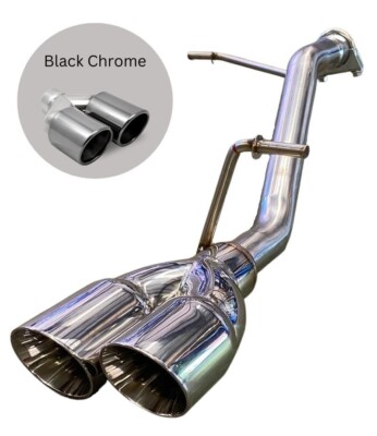 PIPE DYNAMICS Fiesta 1.6 TDCI MK7/7.5 Back Box Delete Exhaust FOR ST DIFFUSER