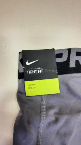 NIKE PRO Tight Fit, Dri Fit, Boys Training Pants, Gray & Black, Size S, NEW!! - Picture 5 of 6
